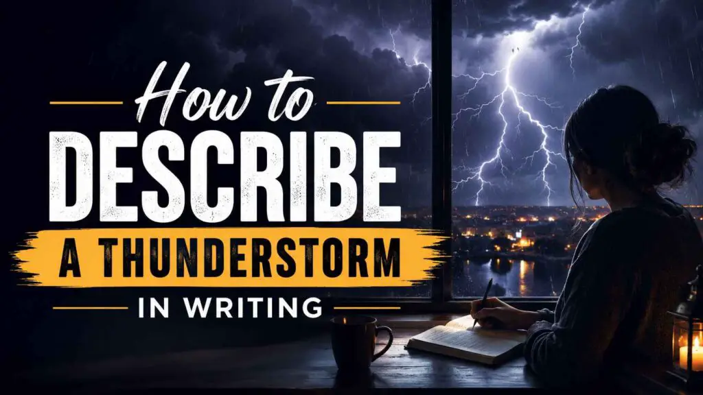How To Describe A Thunderstorm In Writing