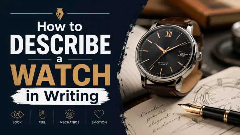 How To Describe A Watch In Writing