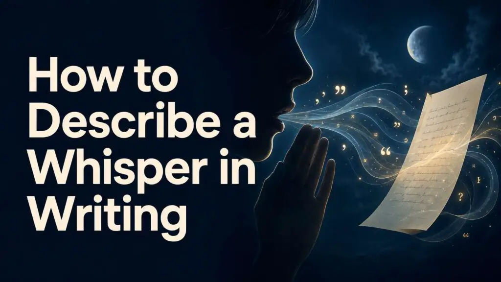 How To Describe A Whisper In Writing