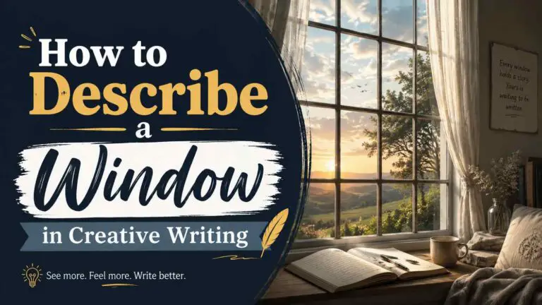 How to Describe a Window in Creative Writing