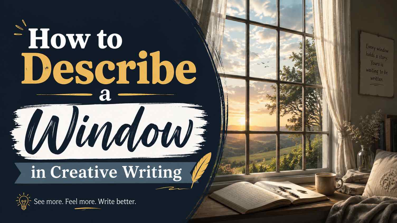 Writing Frame Tree How to Describe a Window in Creative Writing