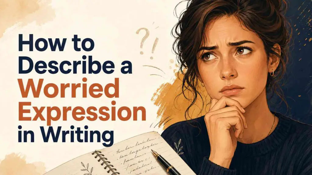 How To Describe A Worried Expression In Writing