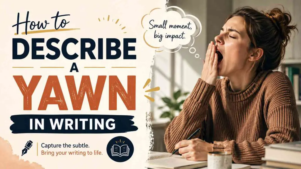 How To Describe A Yawn In Writing