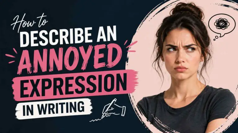 How to Describe an Annoyed Expression in Writing