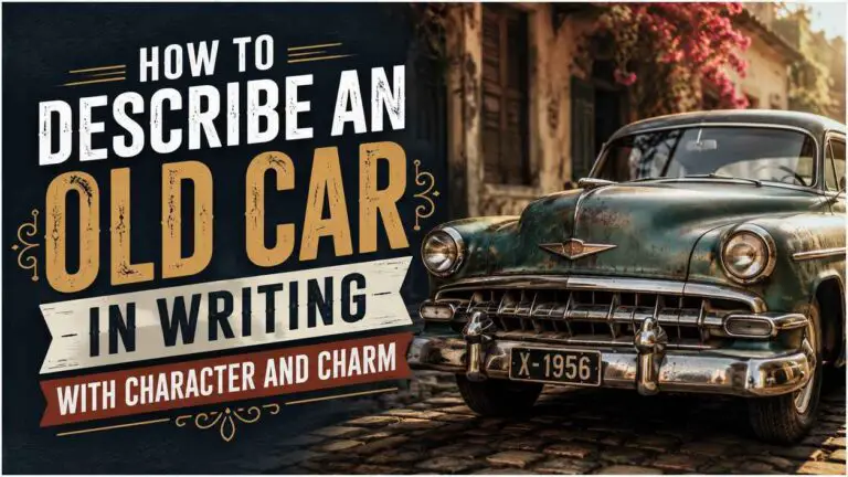 How to Describe an Old Car in Writing With Character and Charm