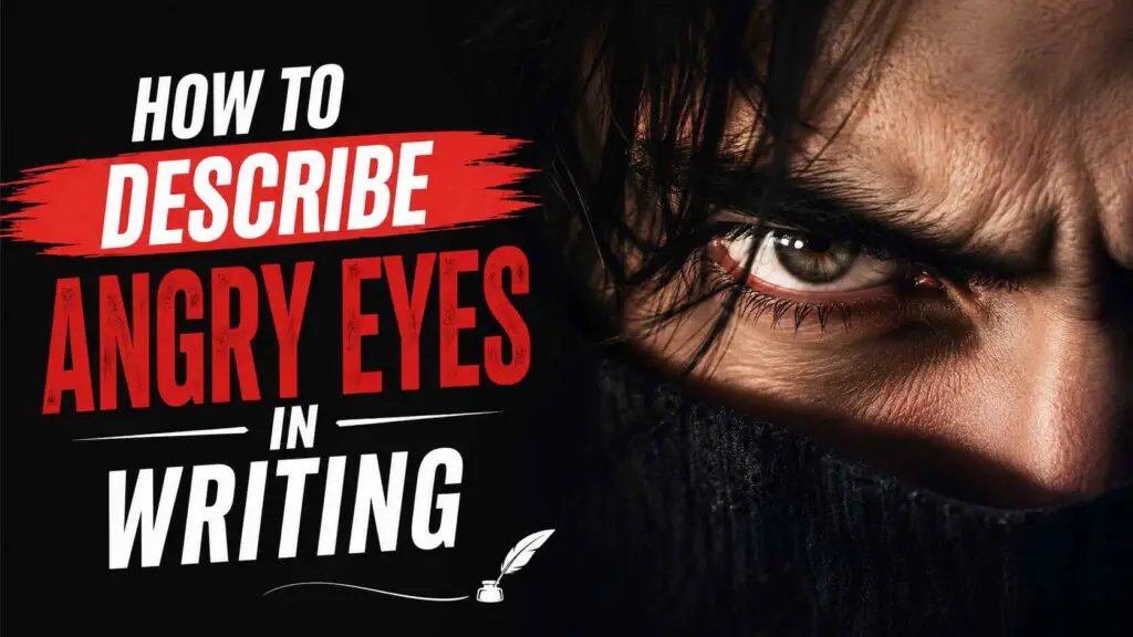 How To Describe Angry Eyes In Writing