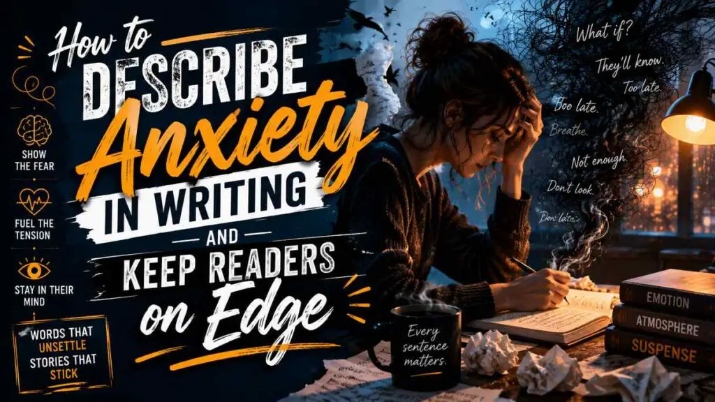 How To Describe Anxiety In Writing
