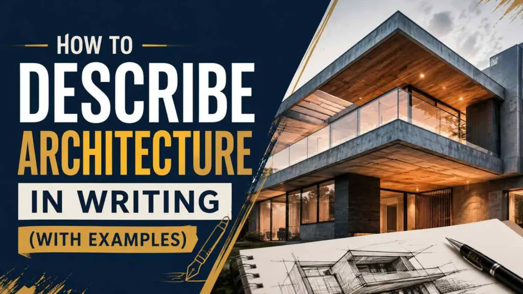 How To Describe Architecture In Writing