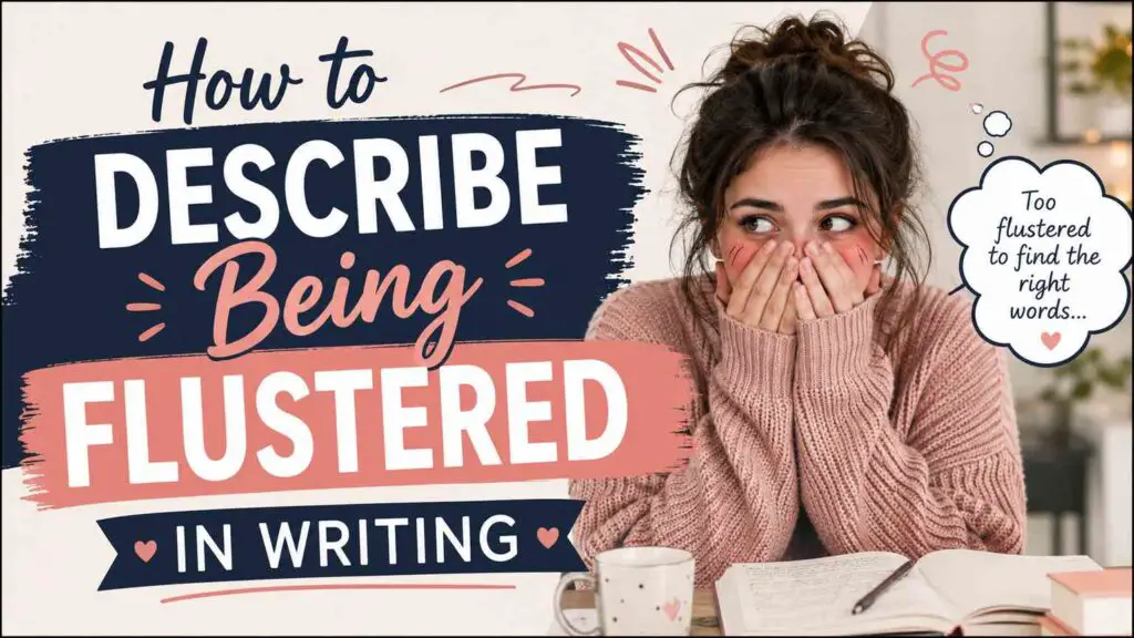 How To Describe Being Flustered In Writing
