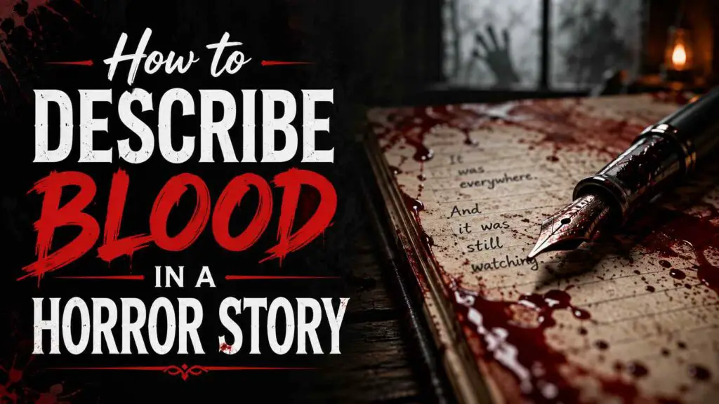 How To Describe Blood In A Horror Story