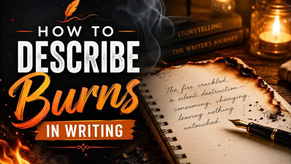 How To Describe Burns In Writing