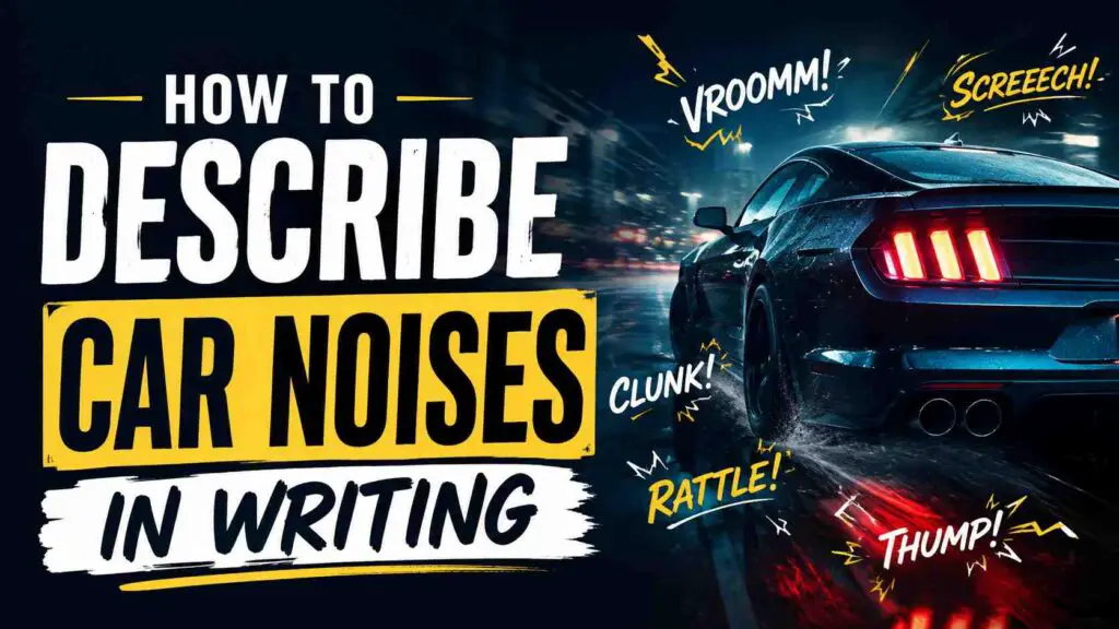 How To Describe Car Noises In Writing