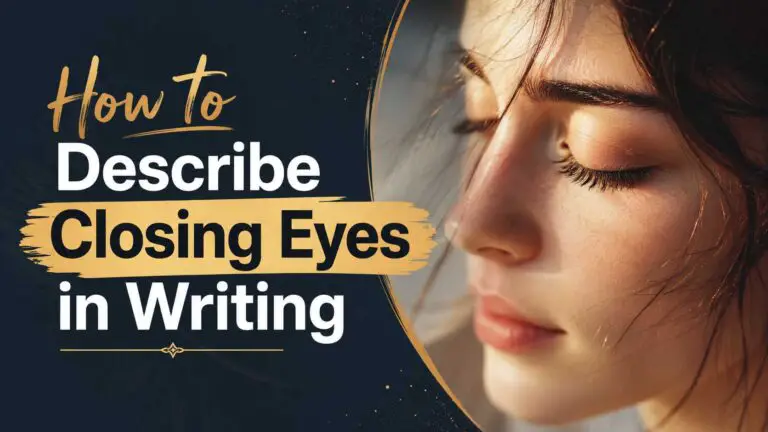 How to Describe Closing Eyes in Writing