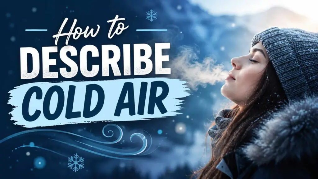 How To Describe Cold Air