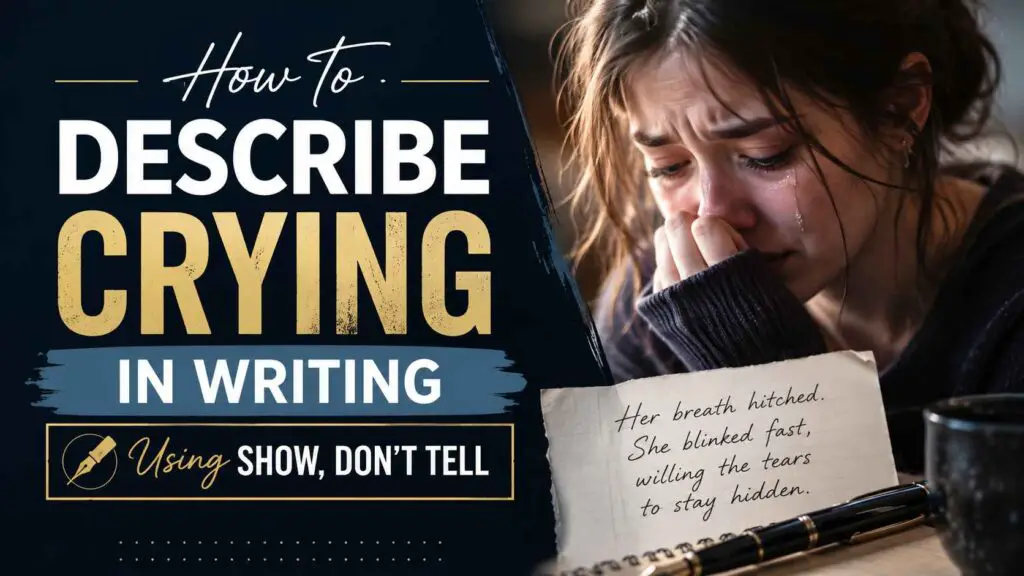 How To Describe Crying In Writing