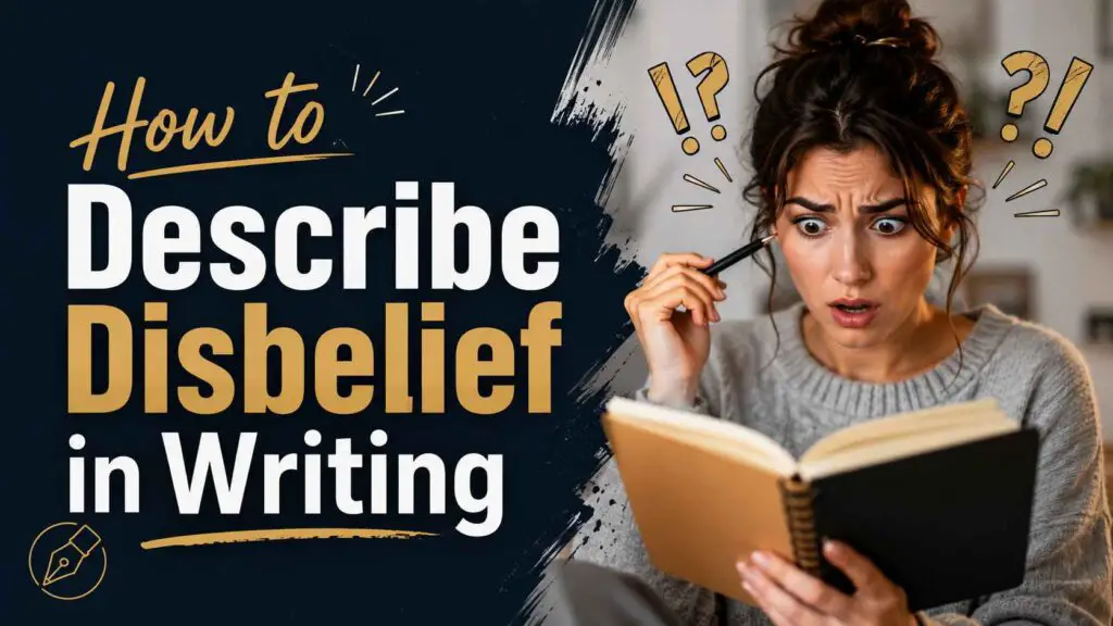 How To Describe Disbelief In Writing