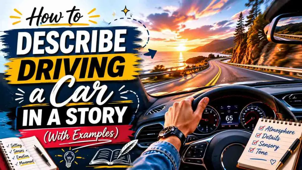 How To Describe Driving A Car In A Story