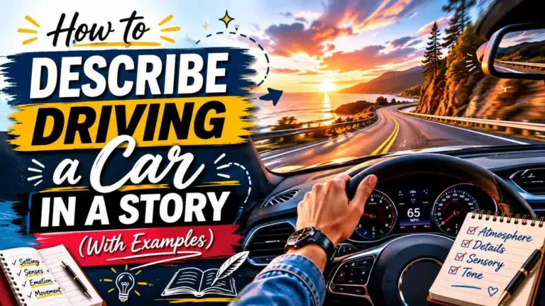 How to Describe Driving a Car in a Story (With Examples)