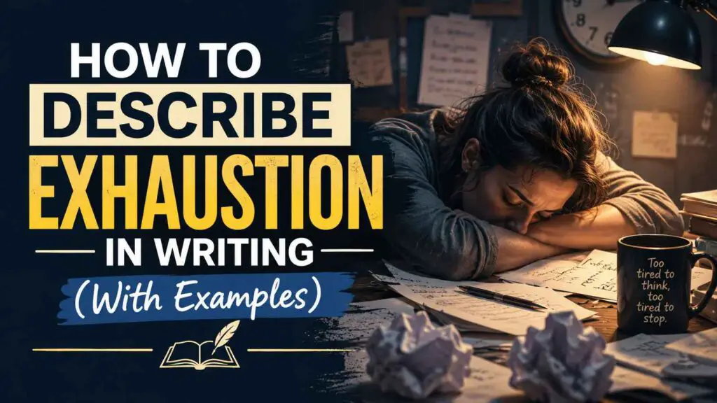 How To Describe Exhaustion In Writing