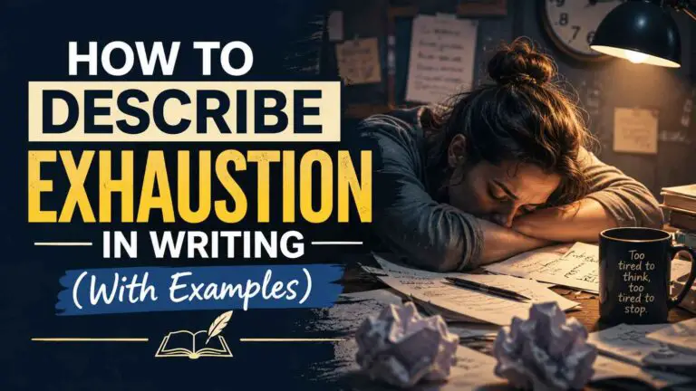 How to Describe Exhaustion in Writing (With Examples)