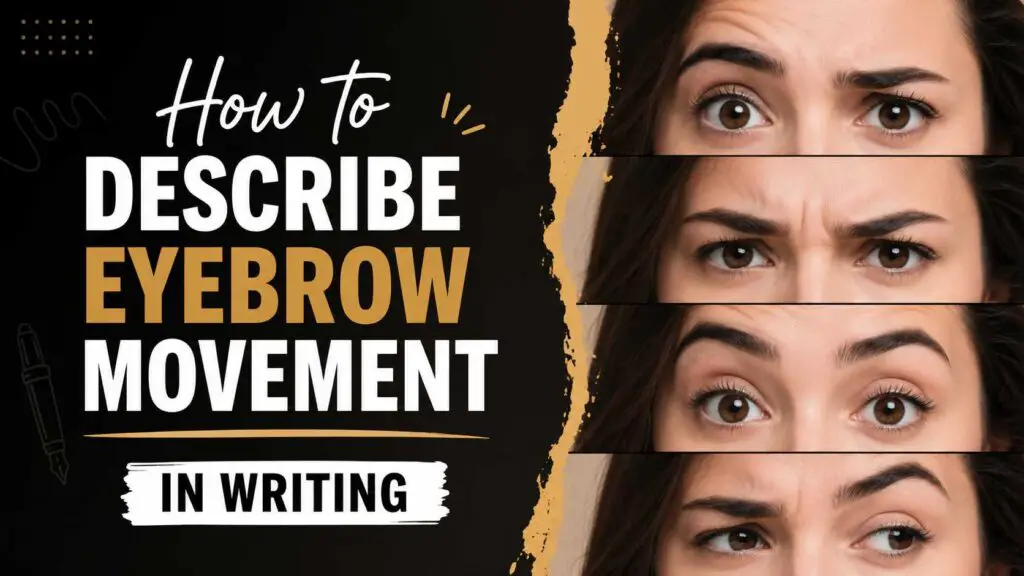 How To Describe Eyebrow Movement In Writing