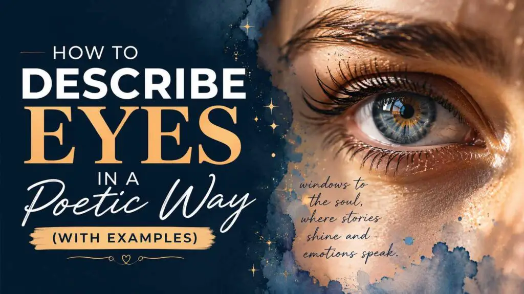 How To Describe Eyes In Poetic Way