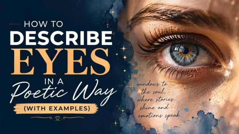 How to Describe Eyes in a Poetic Way (With Examples)