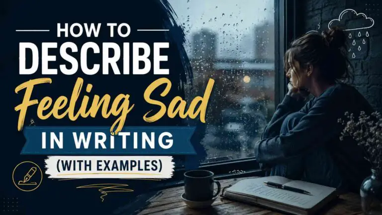 How to Describe Feeling Sad in Writing (With Examples)