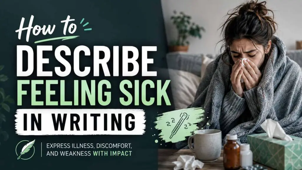 How To Describe Feeling Sick In Writing