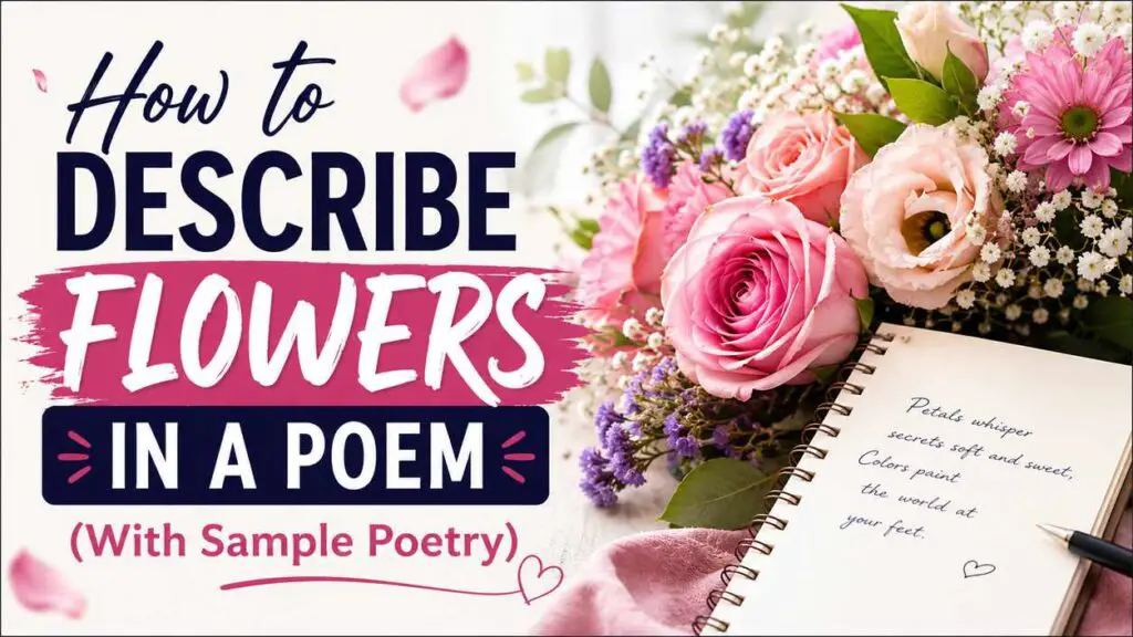 How To Describe Flowers In A Poem