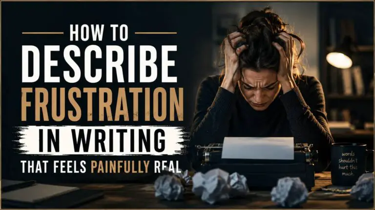 How to Describe Frustration in Writing That Feels Painfully Real