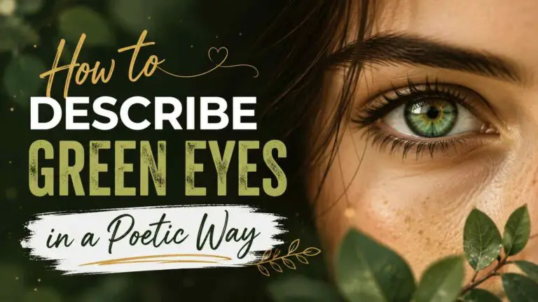 How to Describe Green Eyes in a Poetic Way