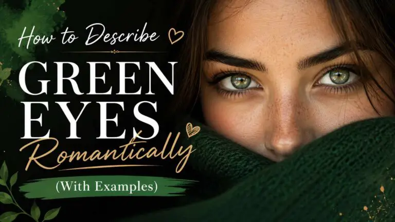 How to Describe Green Eyes Romantically (With Examples)