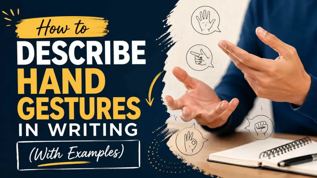 How To Describe Hand Gestures In Writing