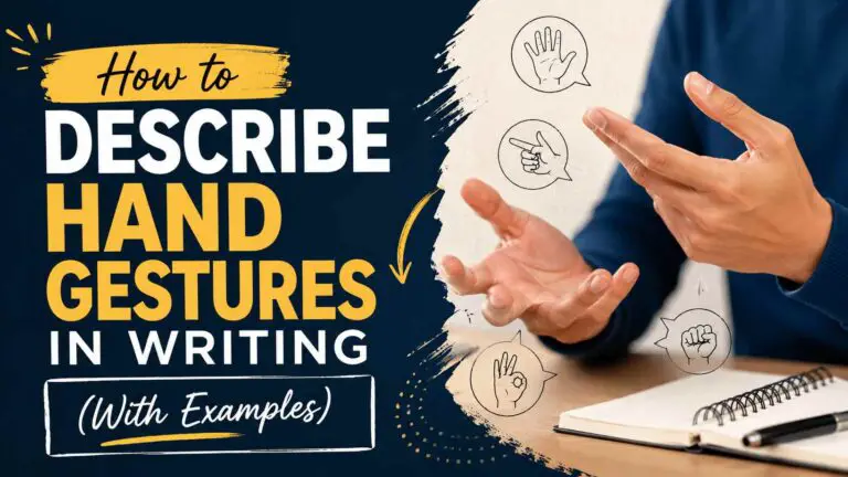 How to Describe Hand Gestures in Writing (With Examples)