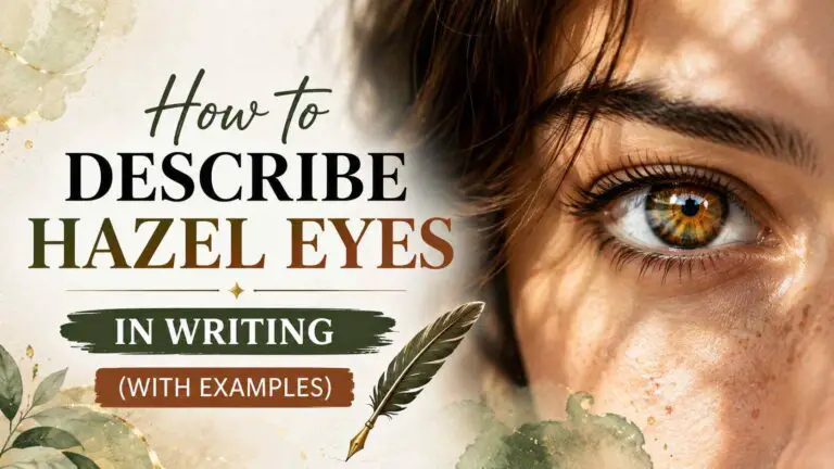 How to Describe Hazel Eyes in Writing (With Examples)