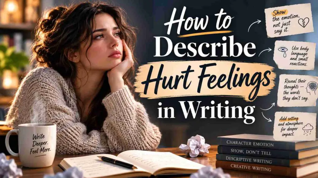 How To Describe Hurt Feelings In Writing