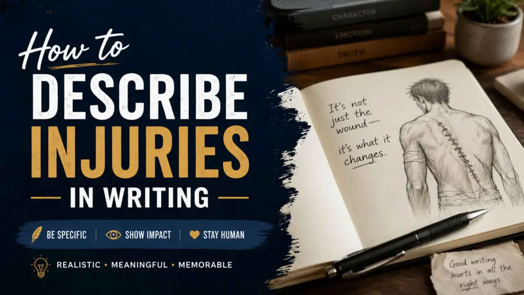 How To Describe Injuries In Writing