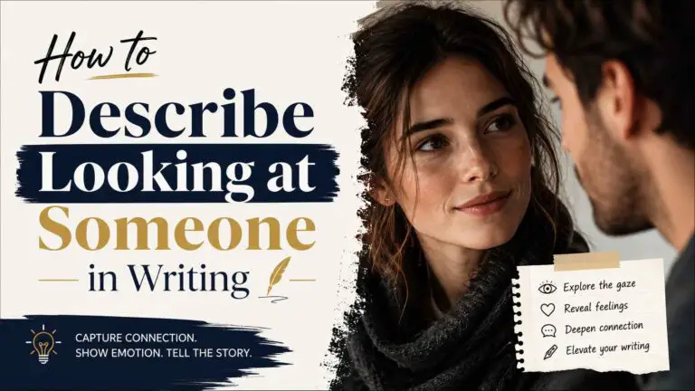 How to Describe Looking at Someone in Writing