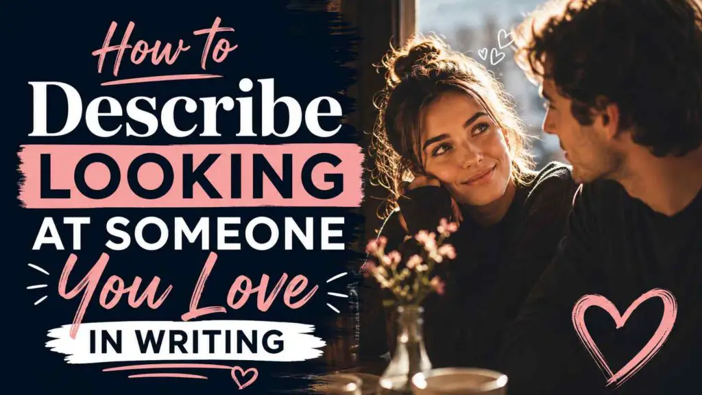 How To Describe Looking At Someone You Love In Writing