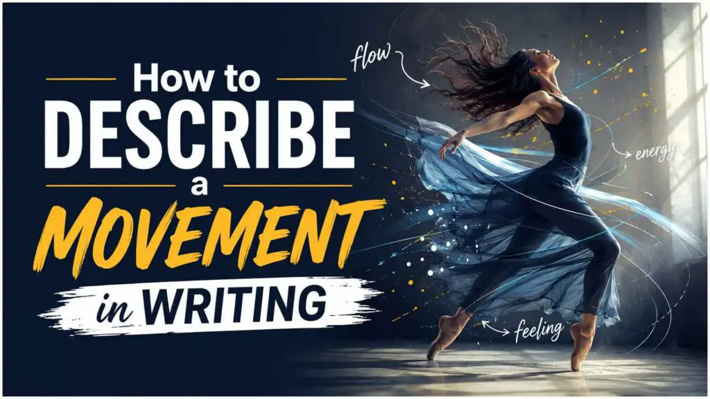 How To Describe Movement In Writing