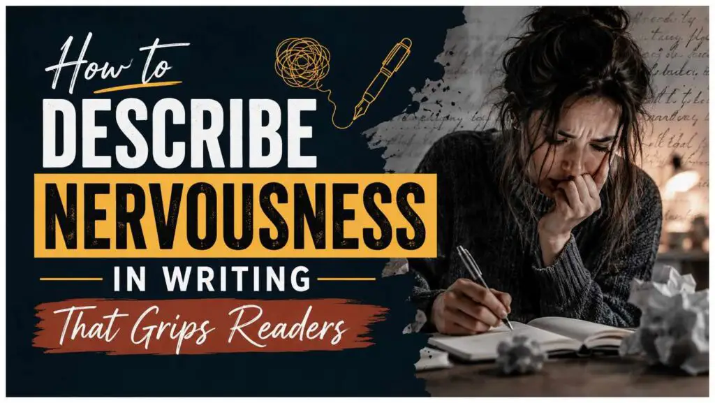 How To Describe Nervousness In Writing