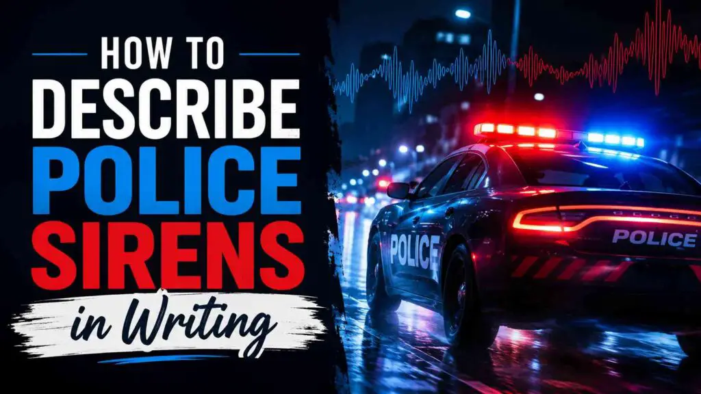 How To Describe Police Sirens In Writing