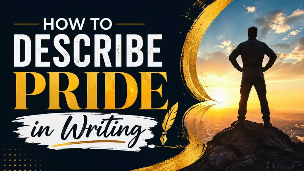 How To Describe Pride In Writing