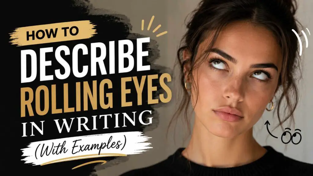 How To Describe Rolling Eyes In Writing