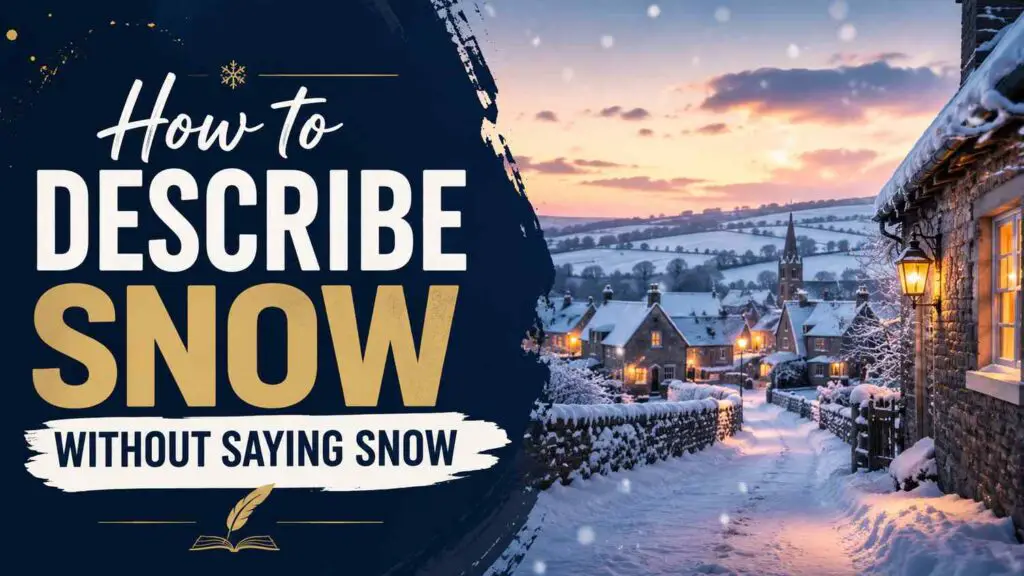How To Describe Snow Without Saying Snow