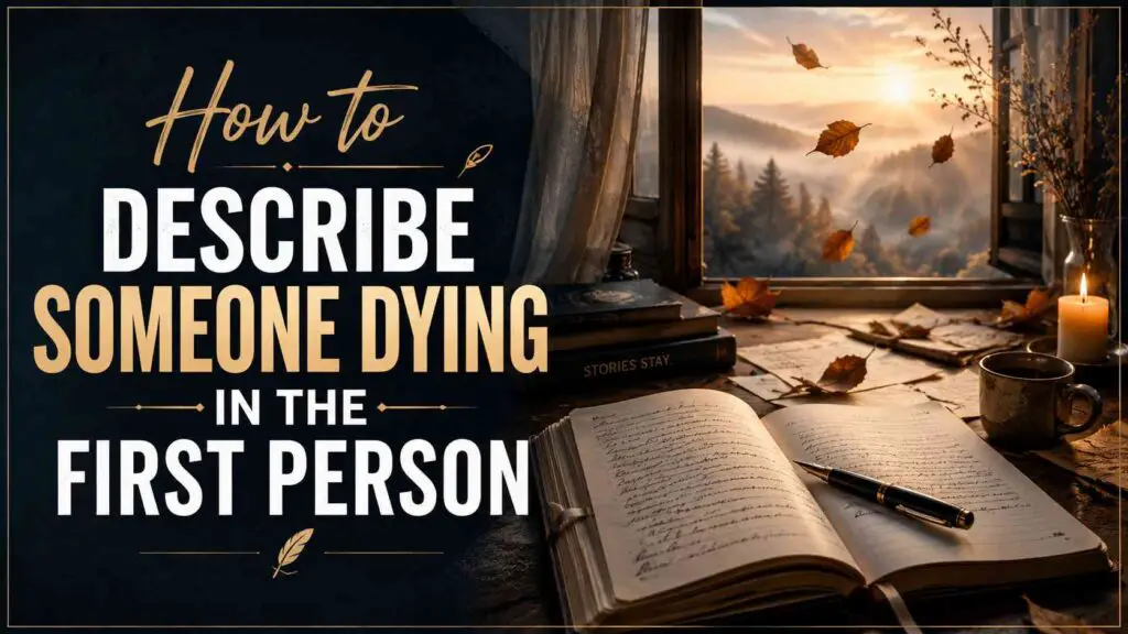 How To Describe Someone Dying In First Person