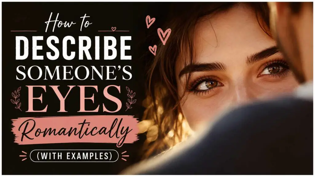 How To Describe Someone Eyes Romantically