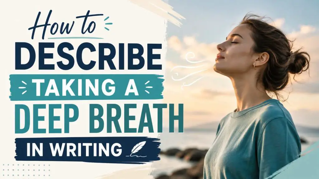 How To Describe Taking A Deep Breath In Writing