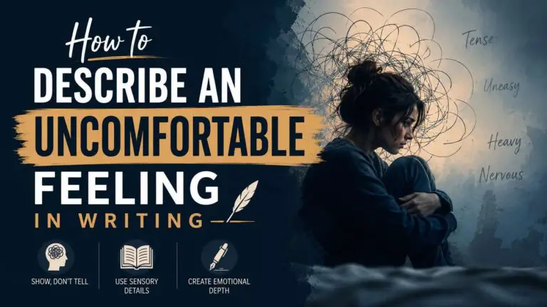 How to Describe an Uncomfortable Feeling in Writing